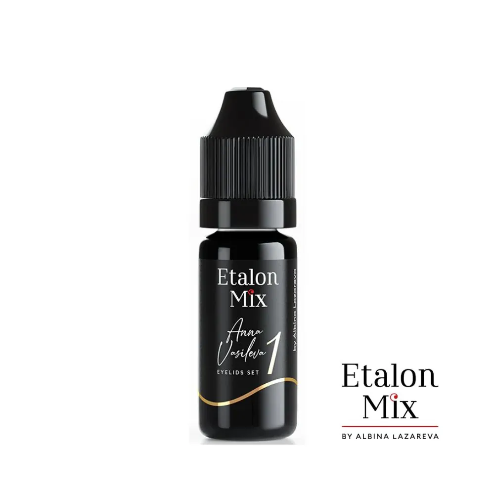 Pigment micropigmentare №1 EYELIDS MIDNIGHT (by Anna Vasileva) 10ml - ETALON MIX