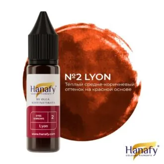 Pigment p/u micropigmentare pleoapelor si sprincenelor №2 LYON by OLGA KOSTINETSKAYA 15ml - HANAFY