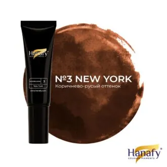Pigment p/u micropigmentare sprincenelor MICROBLADING №3 NEW YORK 10ml - HANAFY
