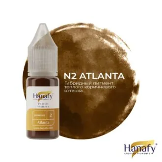 Pigment p/u micropigmentare sprincenelor №2 ATLANTA by JULIA VASILEVA 10ml - HANAFY