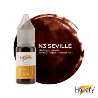 Pigment p/u micropigmentare sprincenelor №3 SEVILLE by JULIA VASILEVA 10ml - HANAFY