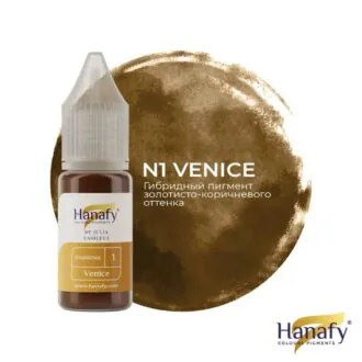Pigment p/u micropigmentare sprincenelor №1 VENICE by JULIA VASILEVA 10ml - HANAFY