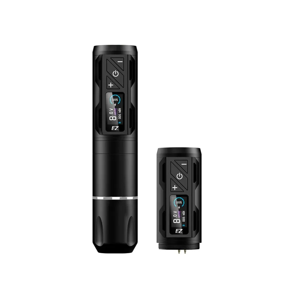EZ P2S PROx2Power BLACK - Wireless Battery Tattoo Pen 3.5 Stroke