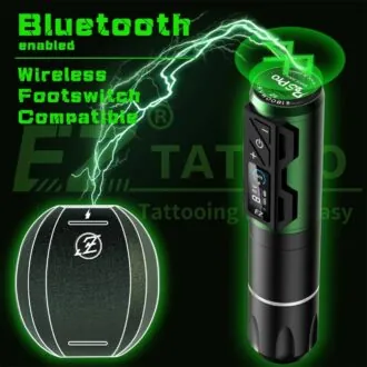 EZ P2S PROx2Power BLACK - Wireless Battery Tattoo Pen 3.5 Stroke - imagine 3