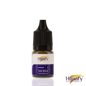 Pigment p/u micropigmentare sprincenelor №2 DARK BLONDE 5ml - HANAFY