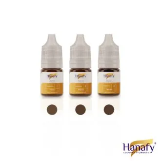 SET "EYEBROW" p/u micropigmentare BOHEMIAN EYEBROWS COLLECTION BY JULIA VASILEVA 5ml*3buc - HANAFY