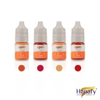 SET "LIPS" p/u micropigmentare DARK LIPS COLLECTION BY CAROLINA ALFONZO (5ml*4buc) - HANAFY