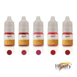 SET "LIPS" p/u micropigmentare PASSION PALETTE LIPS COLLECTION BY JULIA VASILEVA 5ml*5buc - HANAFY