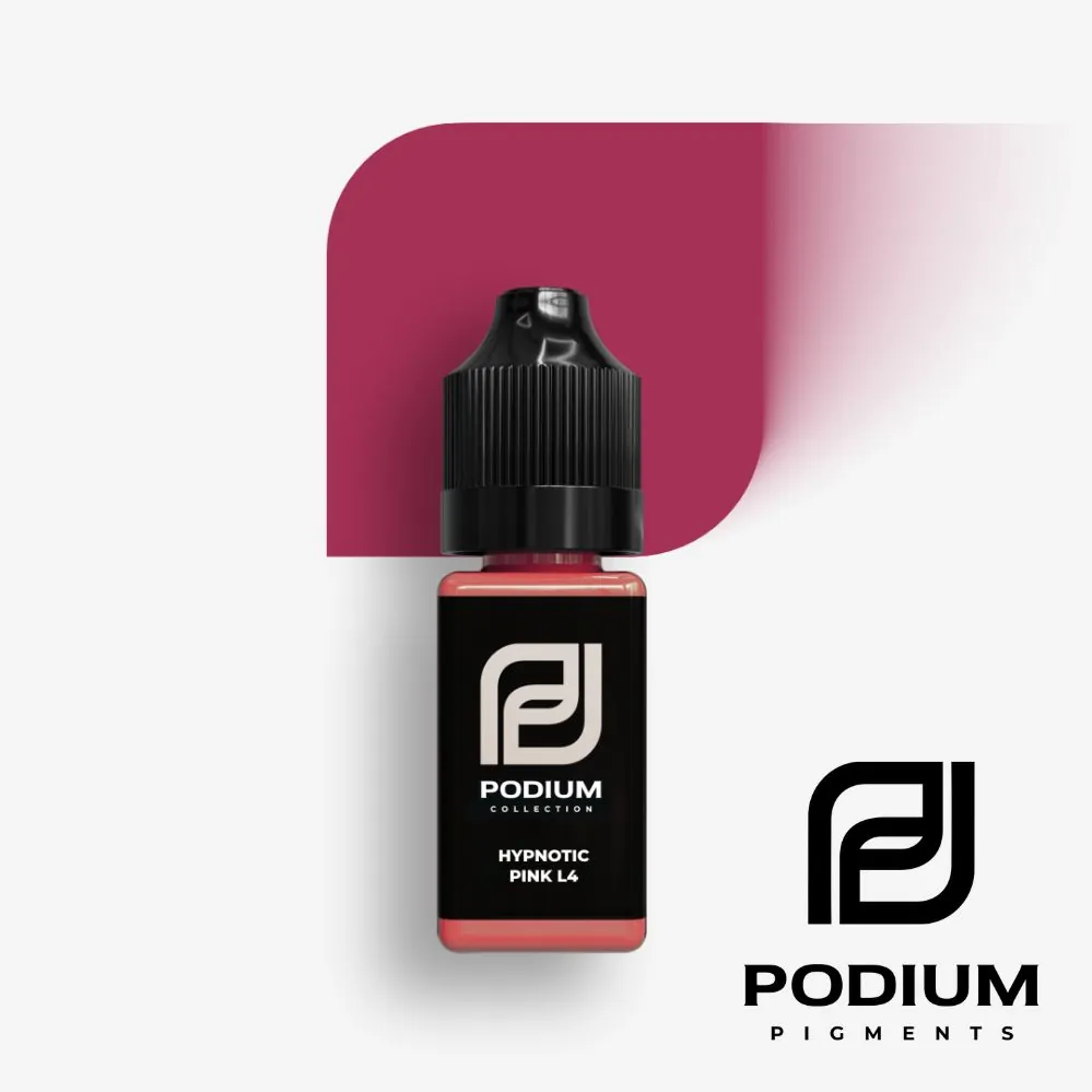 Пигмент для татуажа губ HYPNOTIC PINK L4 10мл - PODIUM