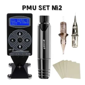 PMU Set №2 Masina pentru micropigmentare MAST P10 + Sursa de Alimentare HURRICANE HP-2