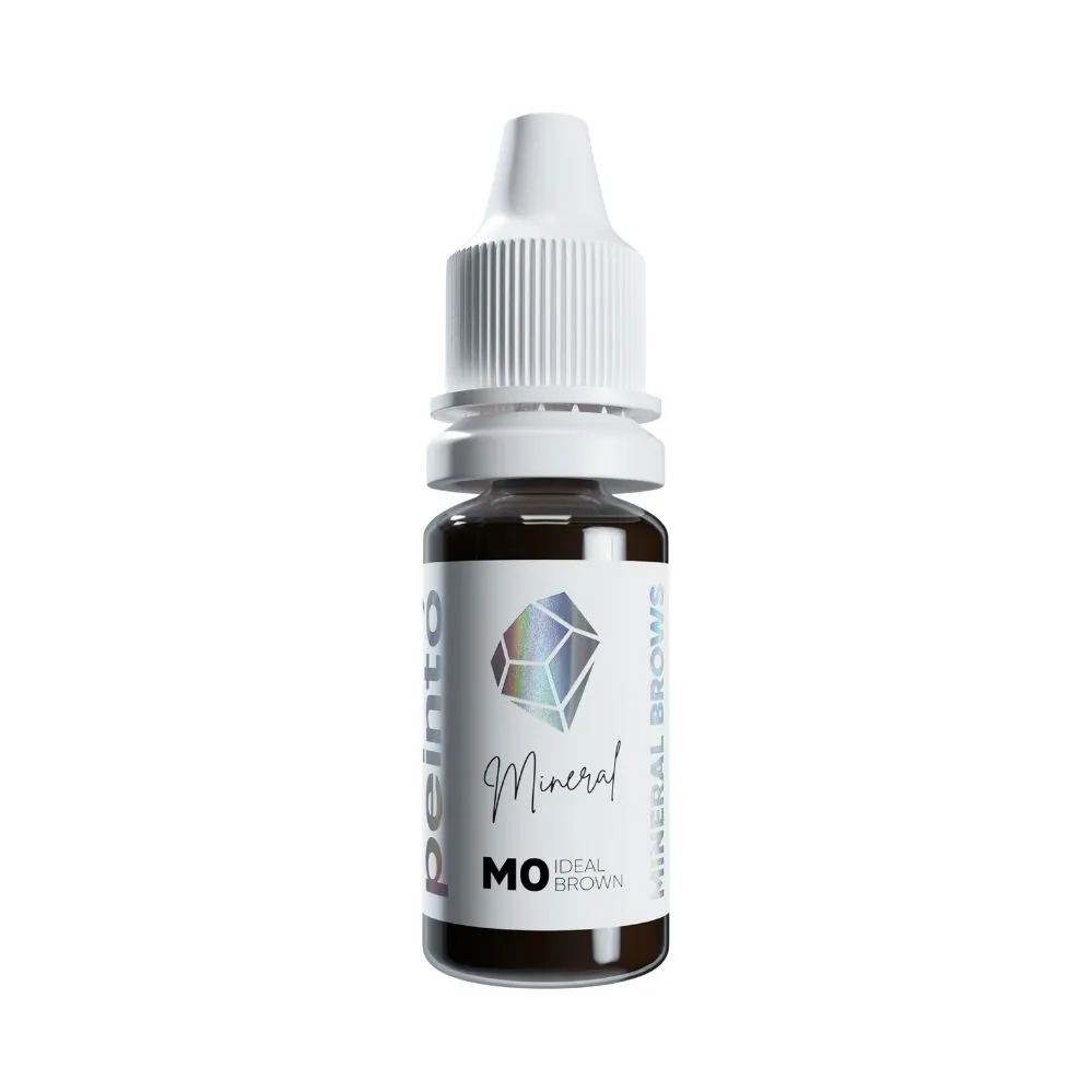 Pigment pu micropigmentare mineral M0 IDEAL BROWN - PEINTO 10ml - imagine 3