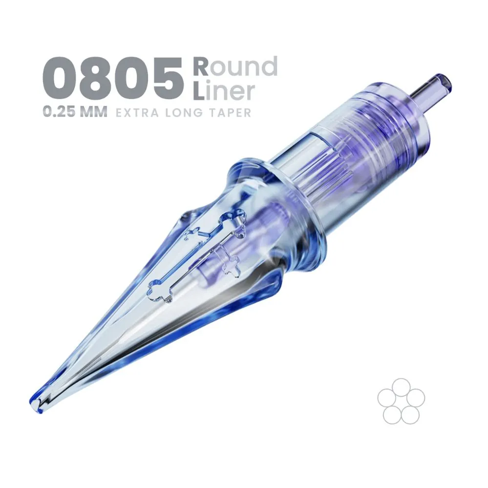 5RL 0.25mm EXTRA LONG TAPER (0805RL) Cartridge DR.GRITZ SOLGRIT